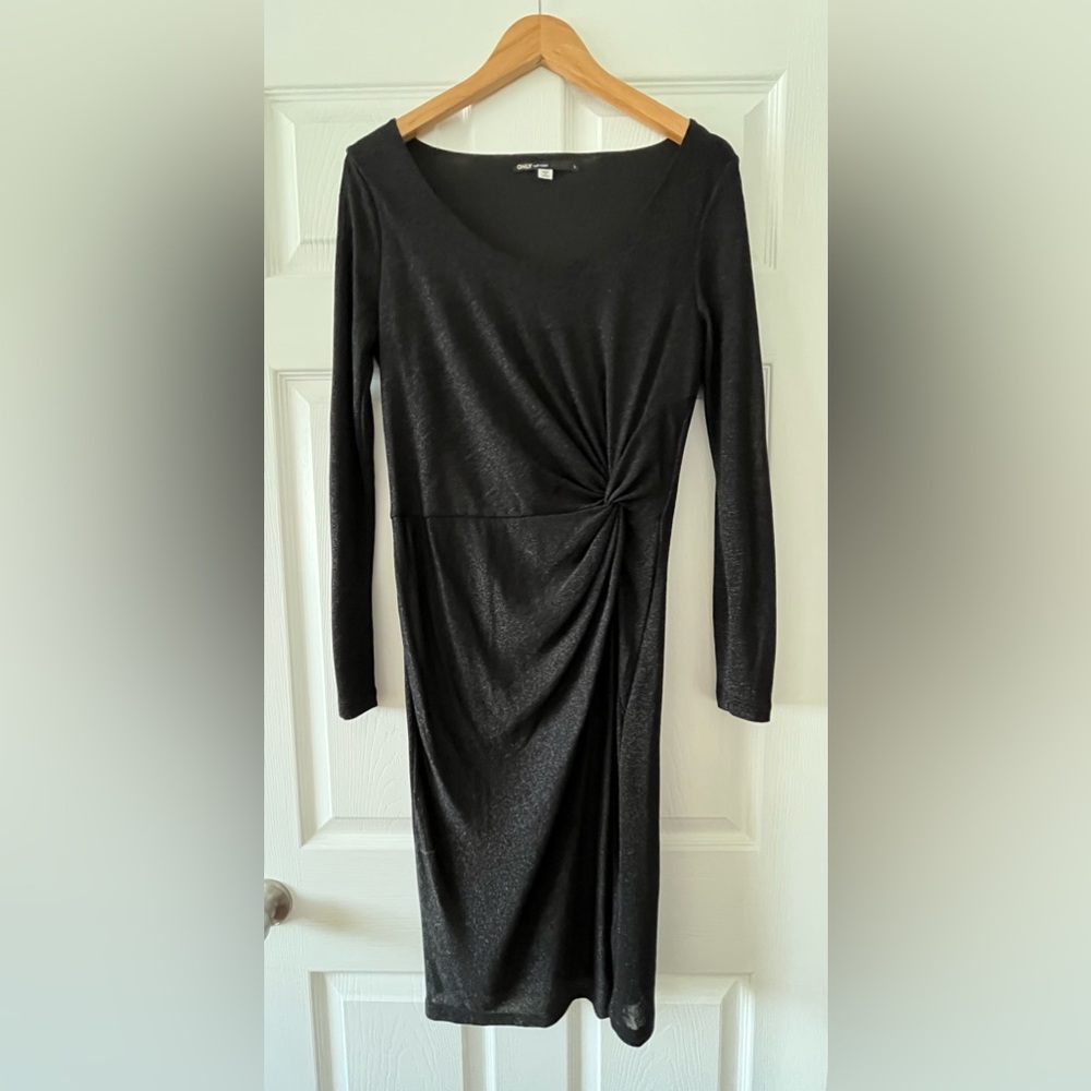 Shimmery black dress